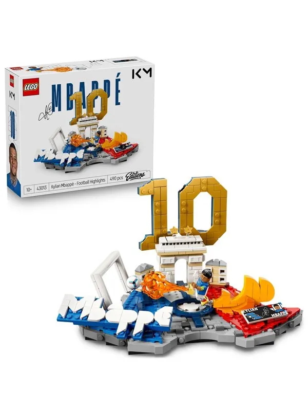 LEGO Editions 43013 Kylian Mbappé - fotball-høydepunkter