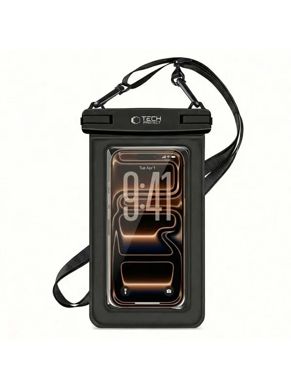 Tech-Protect UWC7 Waterproof Case 6.9" - Black