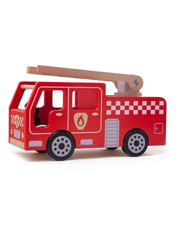 Bigjigs Wooden Fire Truck
