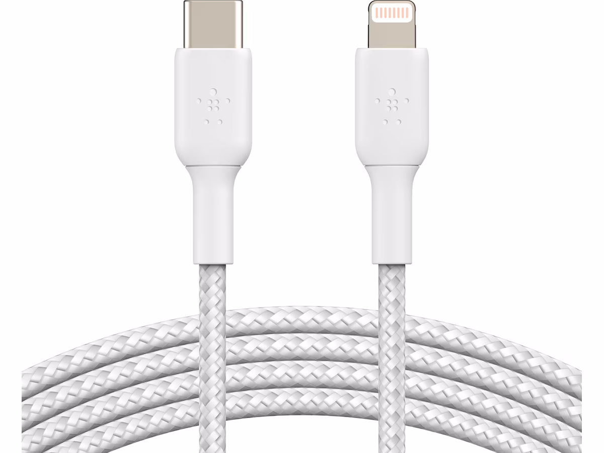 Belkin USB-C til Lightning kabel 2m (hvit)