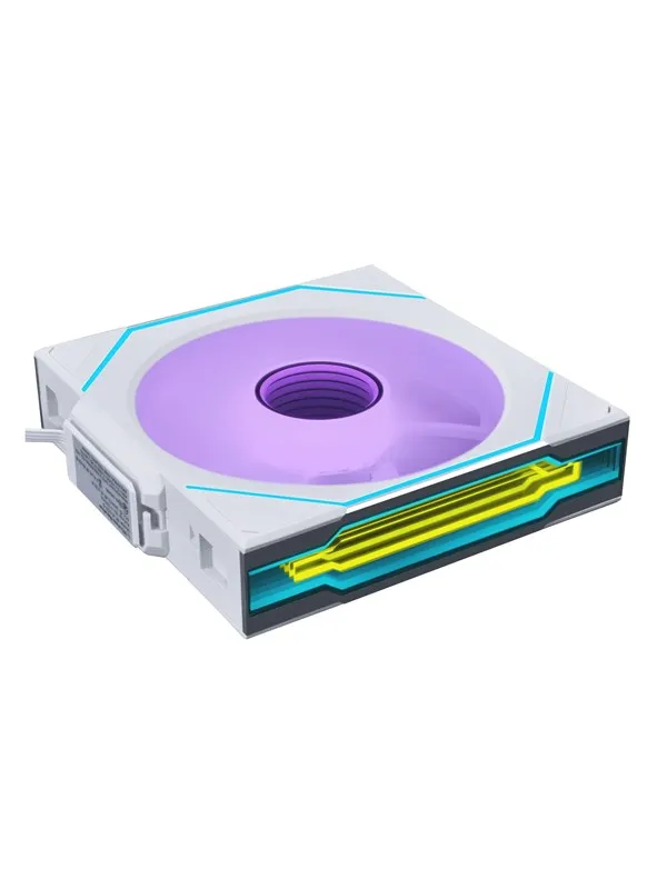Lian Li SL-INFINITY Wireless 140 White - Kabinettvifte - 140mm - Hvit med RGB-lys