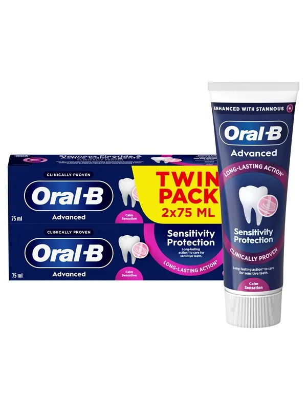Oral-B Tannkrem Sensitivity Protection Duo - 2x75ml
