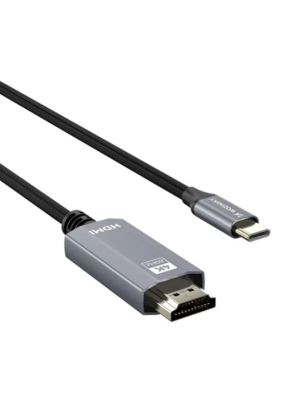 Wozinsky WCCH-01 USB-C - HDMI 4K 60Hz Cable 1.8m - Black