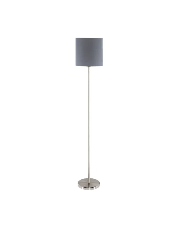 EGLO PASTERI floor lamp brushed steel