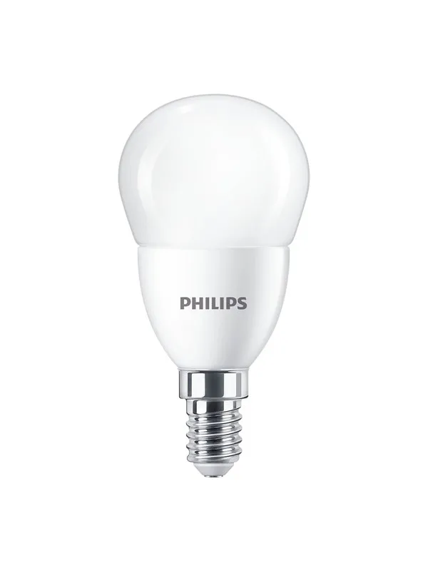 Philips LED-lyspære Mini-ball 7W/827 (60W) Frosted E14
