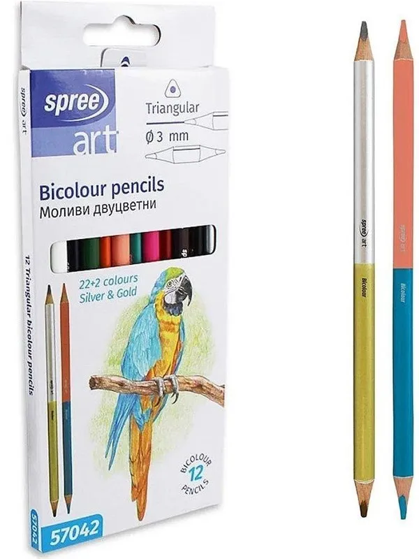SPREE Crayon double 12 pcs = 24 colors