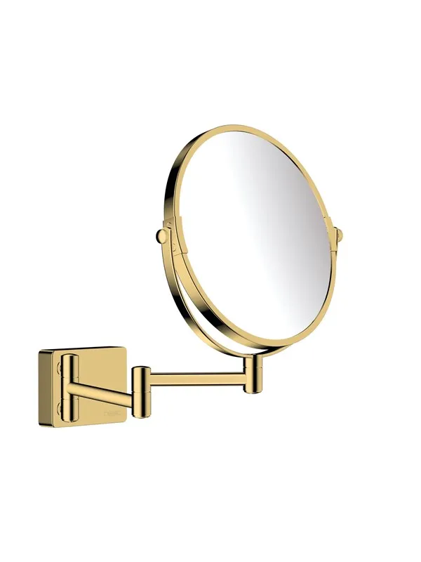 Hansgrohe addstoris shaving mirror polished gold-optic pvd