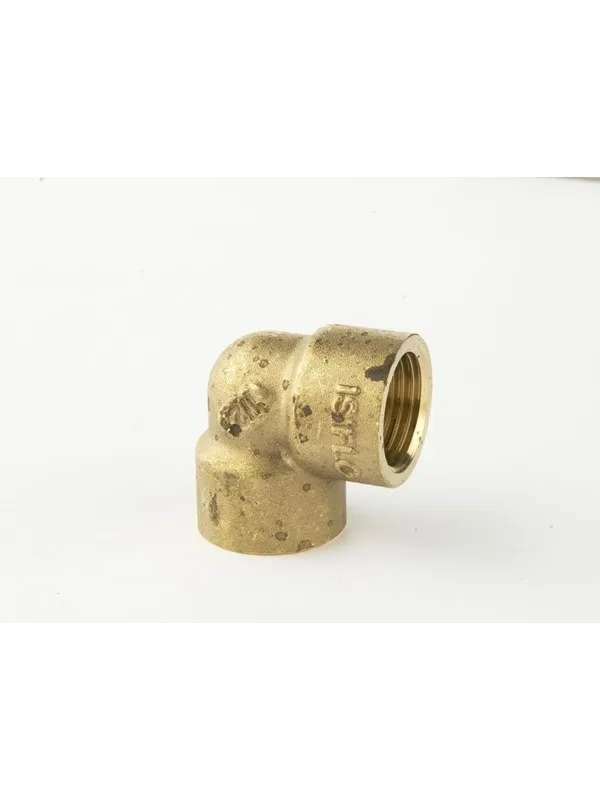 Isiflo Elbow brass 90° female/female 2
