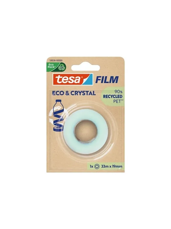 tesa Film Eco & Crystal office tape - 19 mm x 33 m - transparent
