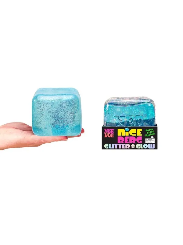 NeeDoh Niceberg Glitter & Glow