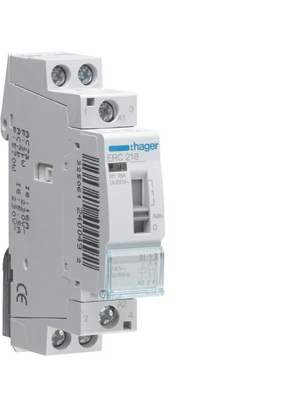 Hager Relay 16a 1no+1nc 12v~50hz