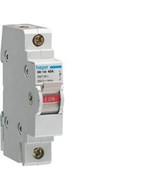 Hager Modular switch 1-pole 16a