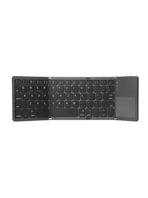 XtremeMac Bluetooth Travel Keyboard Foldable with Touchpad - Tastatur - Engelsk (USA) - Svart
