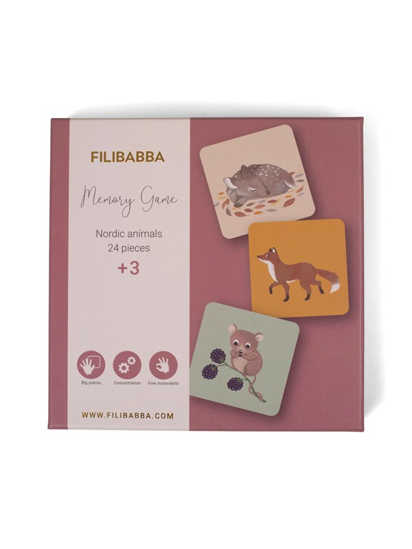 Filibabba Memory game - Nordic animals