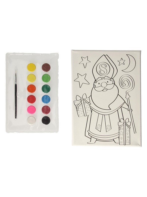 Wins Holland Canvas Sinterklaas painting set