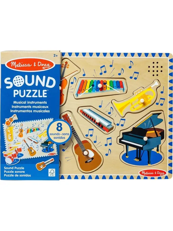 Melissa & Doug Sound Puzzle Musical Instruments