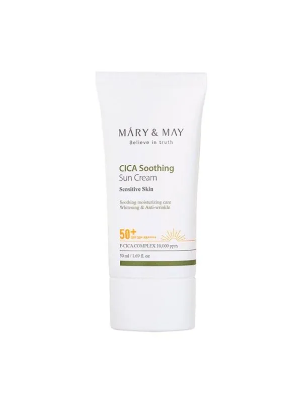 Mary & May Cica Soothing Sun Cream SPF50+ PA++++