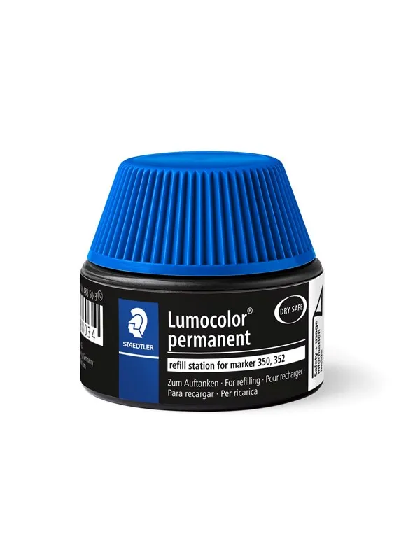 Staedtler Refill ink 4 pcs Lumocolor permanent Blue