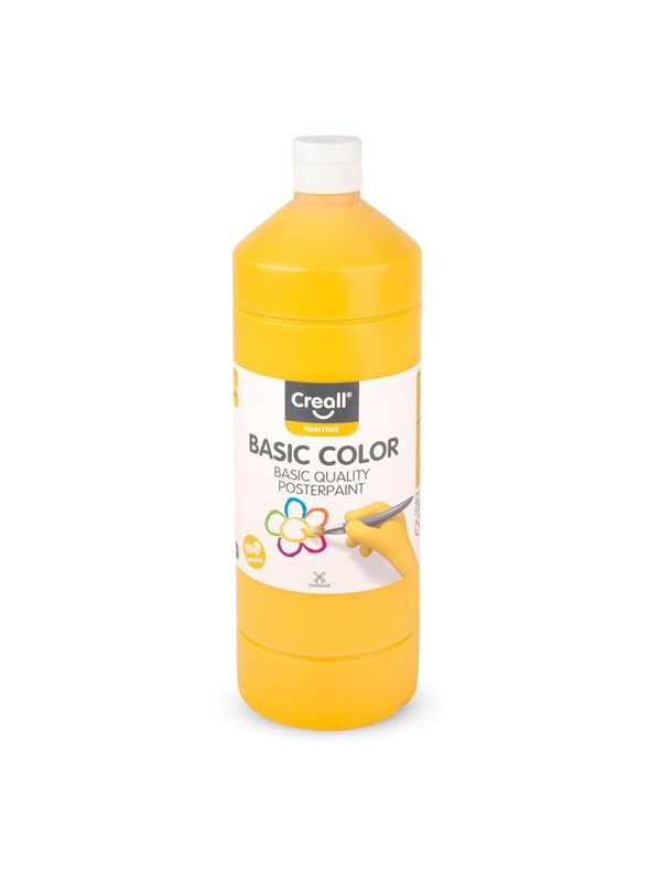 Creall School paint Dark yellow 1 liter
