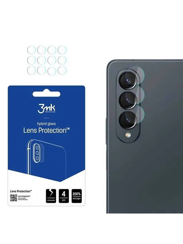 3mk Lens Protection™ Hybrid Camera Glass for Samsung Galaxy Z Fold 4 (front)