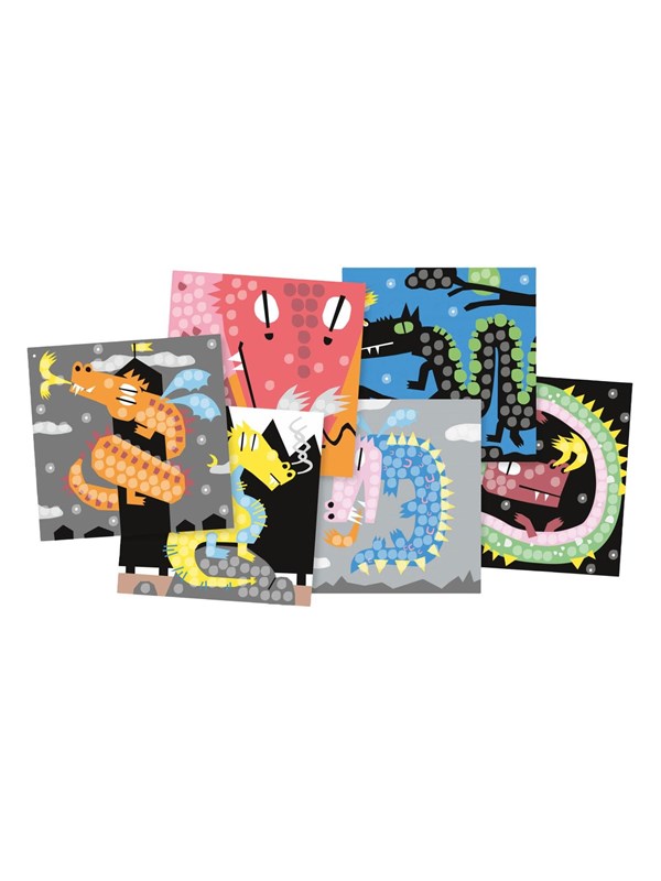 PlayMais Mosaic Cards Decorate Dragon