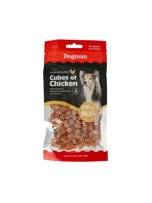 Dogman Meaty Kyllingterninger Hundegodbiter 80g