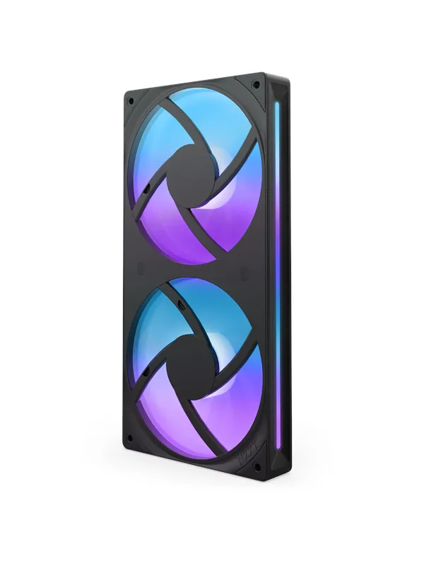 NZXT F240 RGB CORE UNIBODY - 240mm - Kabinettvifte - 120mm - Svart - 30 dBA