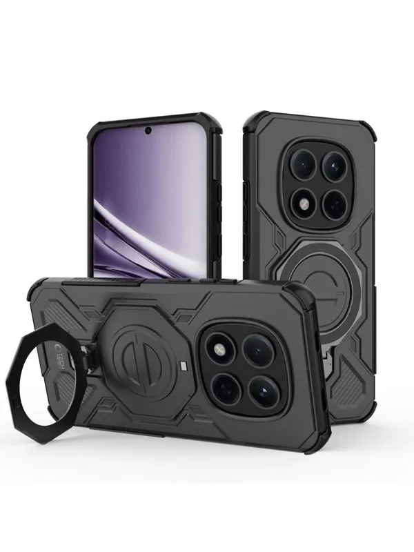 Tech-Protect TacticStand MagSafe Case for Xiaomi Redmi Note 15 Pro 5G - Black