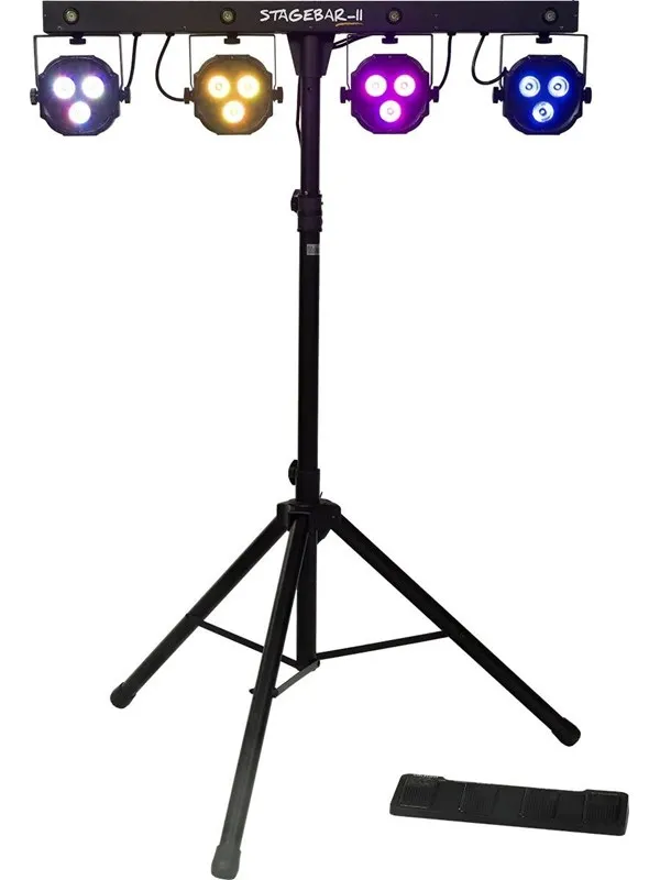 Algam Lighting 2-i-1 LED-spotlights på stativ med fotkontroller