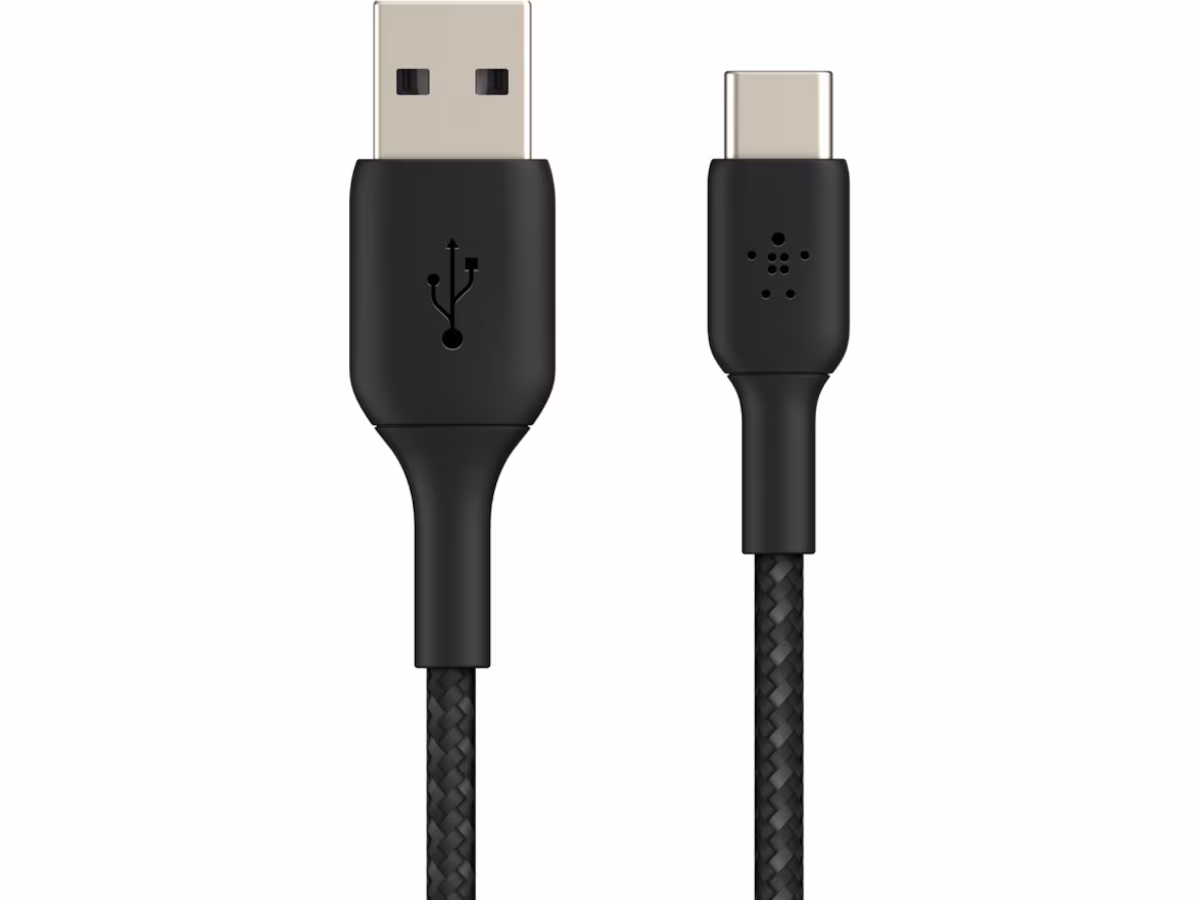 Belkin USB-A til USB-C kabel 1m (sort)