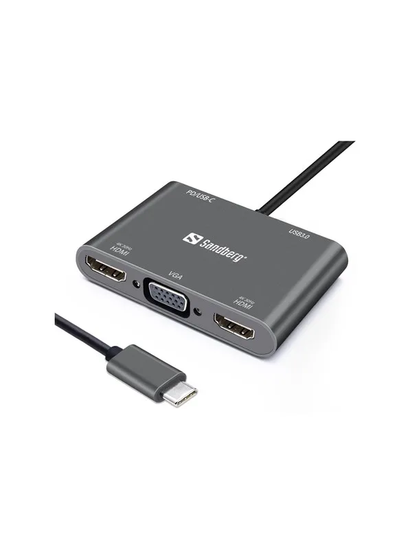 Sandberg USB-C MultiPort Docking Station