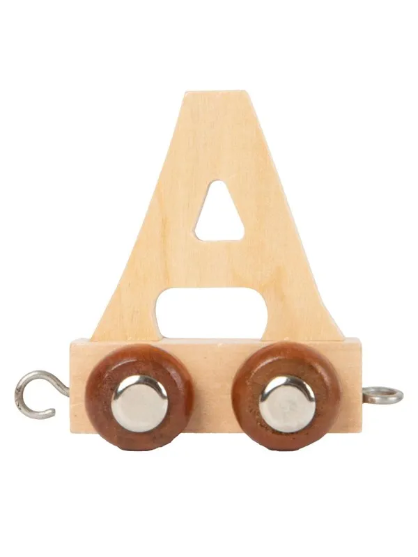 Small Foot - Wooden Letter Train - A - 12 pieces