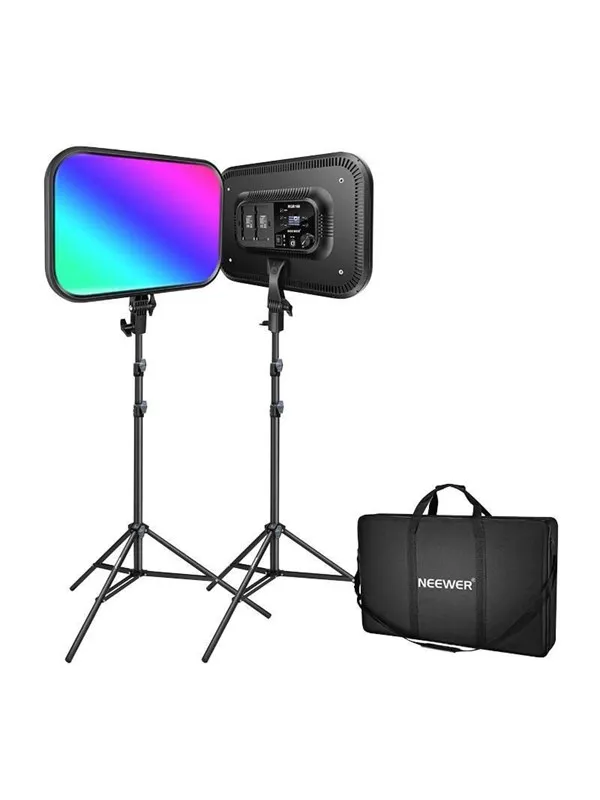 Neewer RGB168 60W LED Lamp Kit (2 Pack)