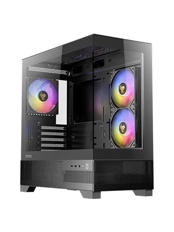 Antec CX500M RGB - MT - ATX - Kabinett - Tower - Svart