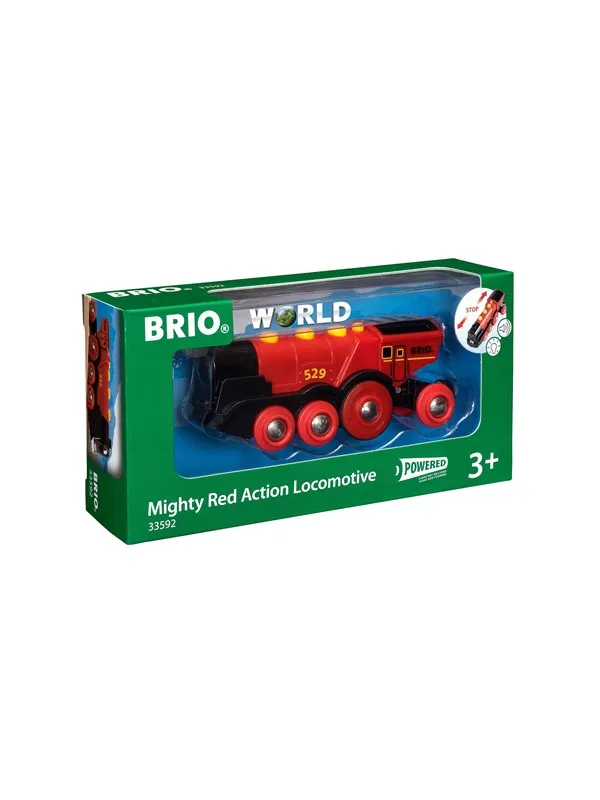 Brio Mighty Red Action Locomotive