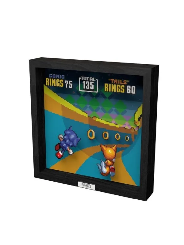 Pixel Frames - Sonic the Hedgehog 2: Special Stage - Bilde