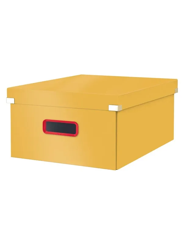 Leitz  Click & Store Cosy stor oppbevaringsboks Varmgul