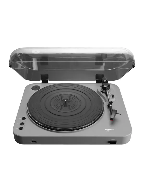 Lenco L-85 - turntable with digital recorder - Platespiller Grå
