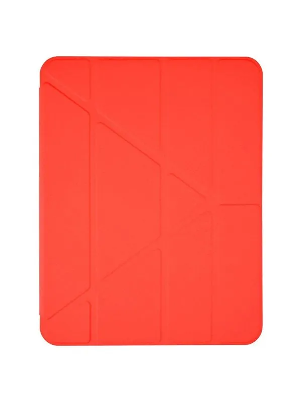 Pomologic - BookFold Clear for iPad Air 13 M2/M3/M4 Clear/Red