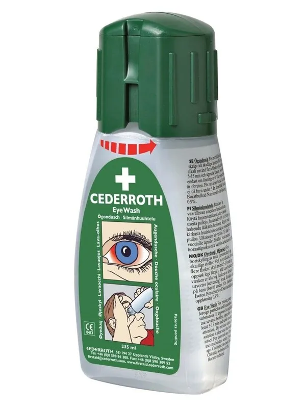 Cederroth Førstehjelp, Øyeskyll, lommemodell