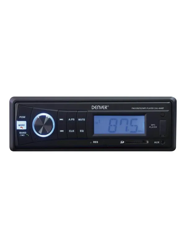 DENVER CAU-444BT - Car - digital receiver - in-dash unit - Single-DIN - Bilradio