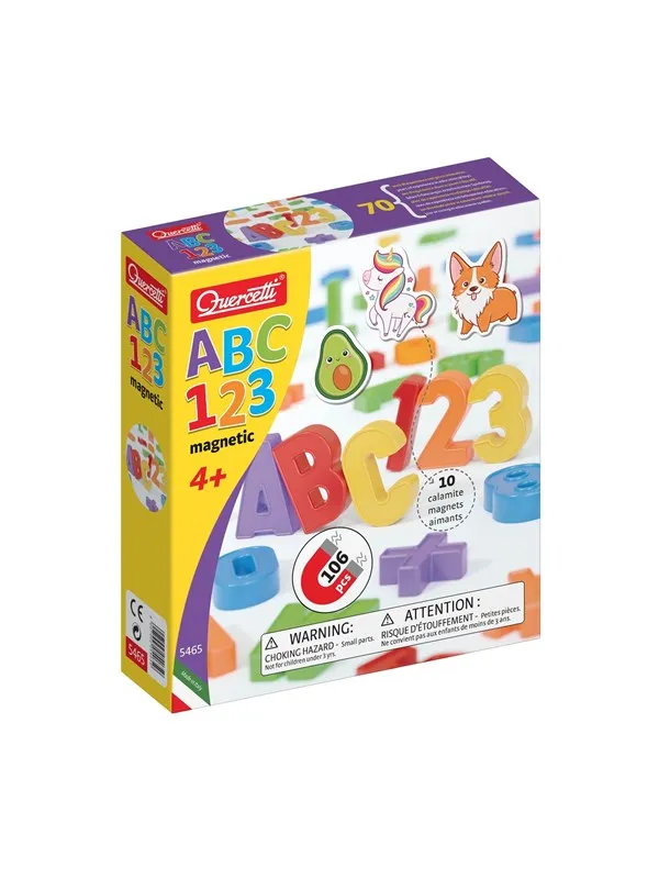 Quercetti Magnets: ABC & 123