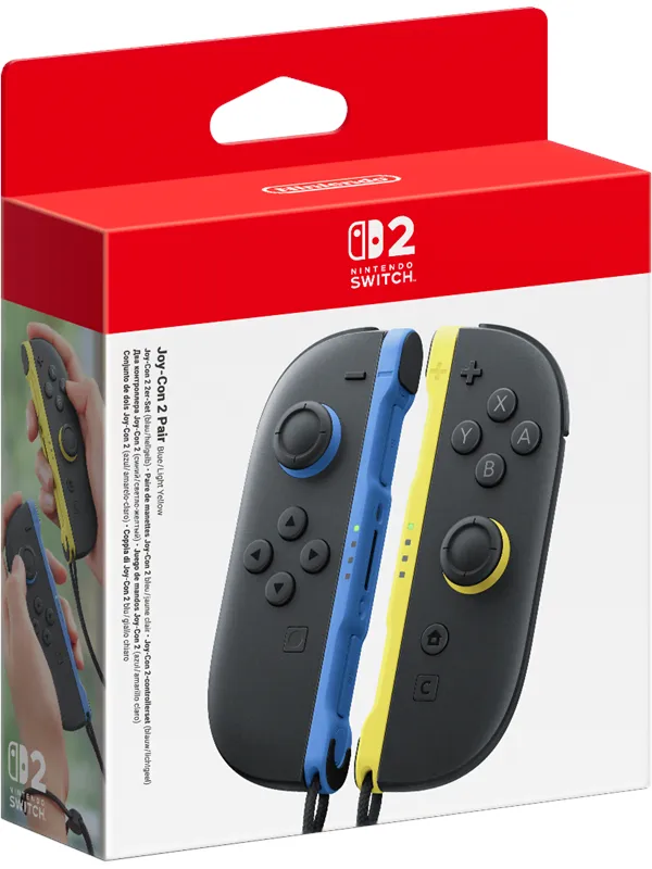 Nintendo Joy-Con 2 Pair Blue/Light Yellow - Nintendo Switch 2