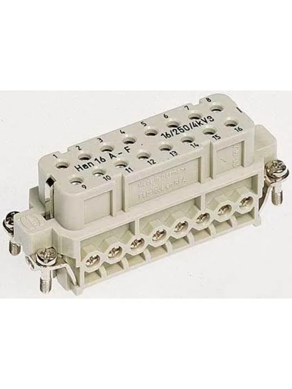 Harting Han A 16 pos female insert screw