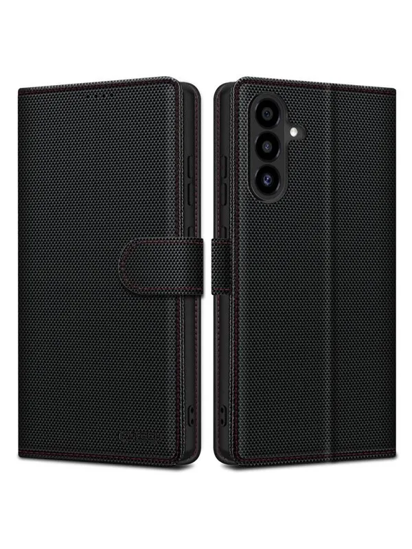 Tech-Protect Wallet RS Case for Samsung Galaxy A56 5G - Black