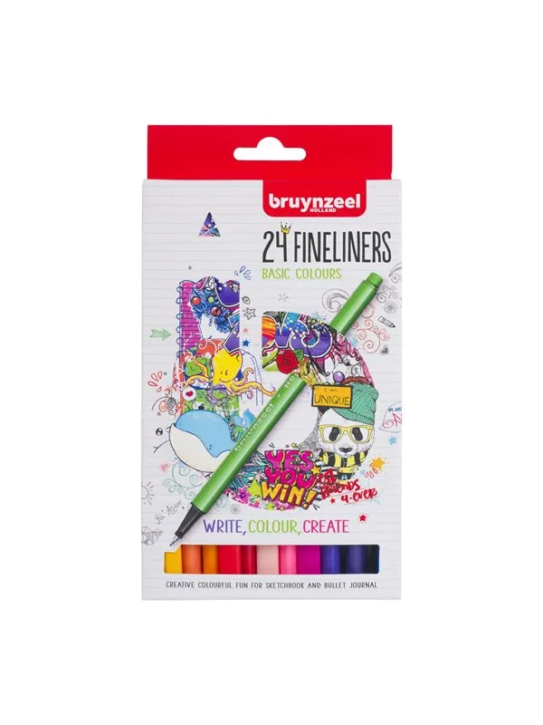 Bruynzeel - Fineliners 24 pcs.