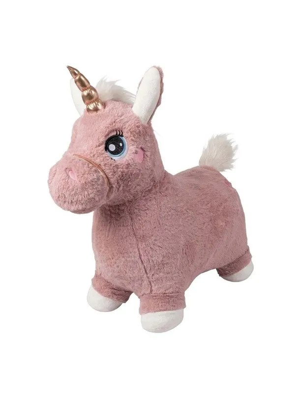 Krea Hop And Bounce Plush Unicorn Rose Col.