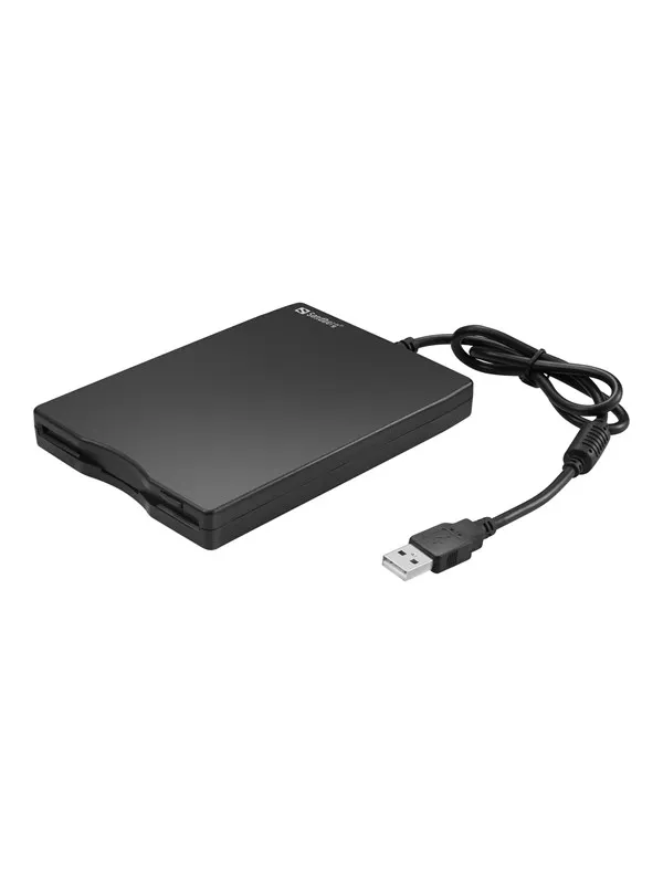 Sandberg USB Floppy Mini Reader - Floppy - USB - Svart