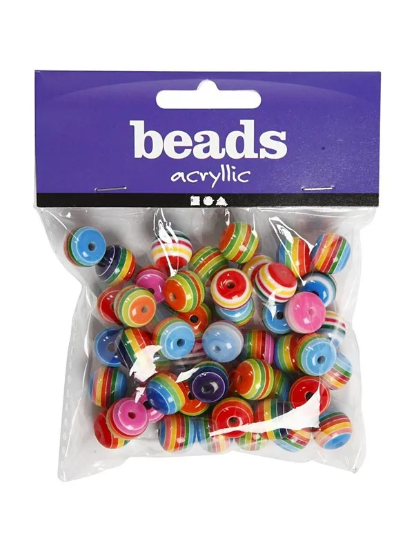 Creativ Company Beads Rainbow Multi Mix