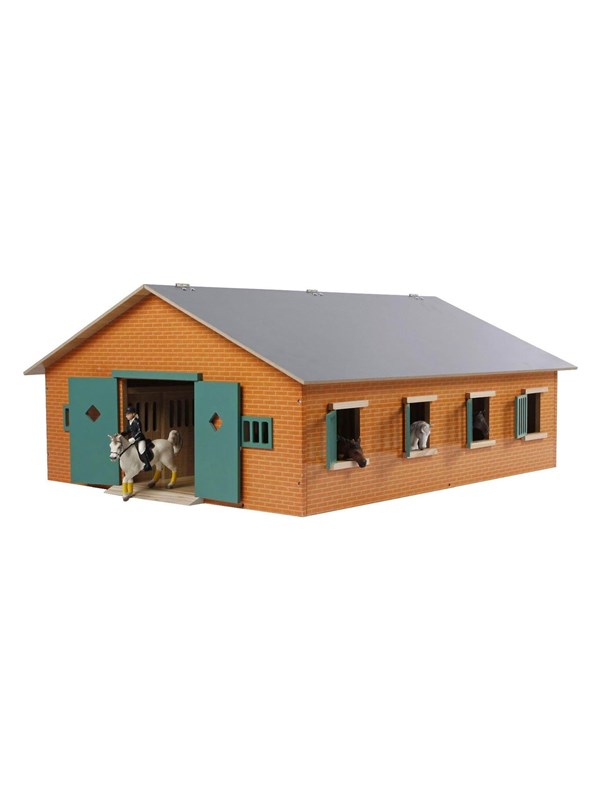 Kids Globe Horse stable with 7 boxes 1:24